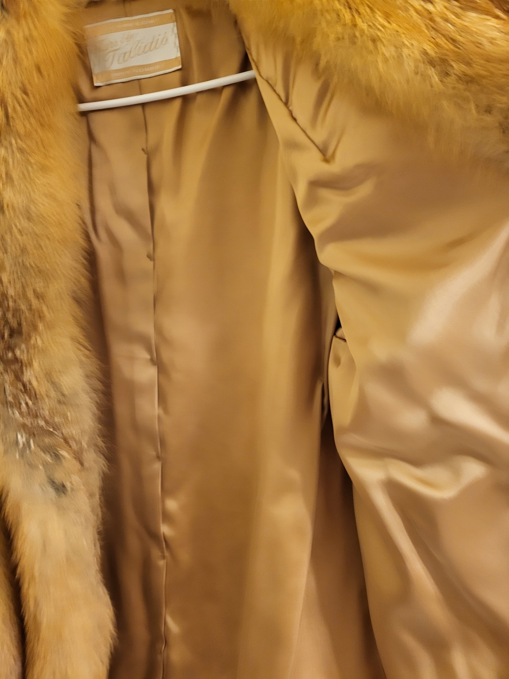 Red Fox Fur Jacket Craft/sewing Practice. - Picture 6 of 6